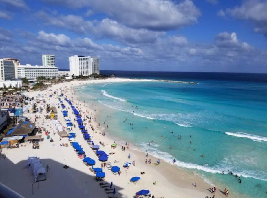 Beach Front Renewed Apartment Cancun Ngoại thất bức ảnh